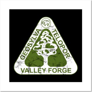 Silent Running: Valley Forge Emblem GREEN VERSION WORN LOOK Posters and Art